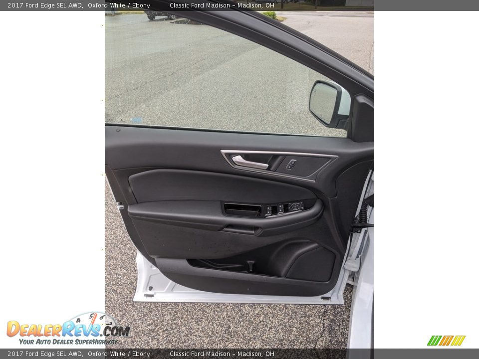 2017 Ford Edge SEL AWD Oxford White / Ebony Photo #6