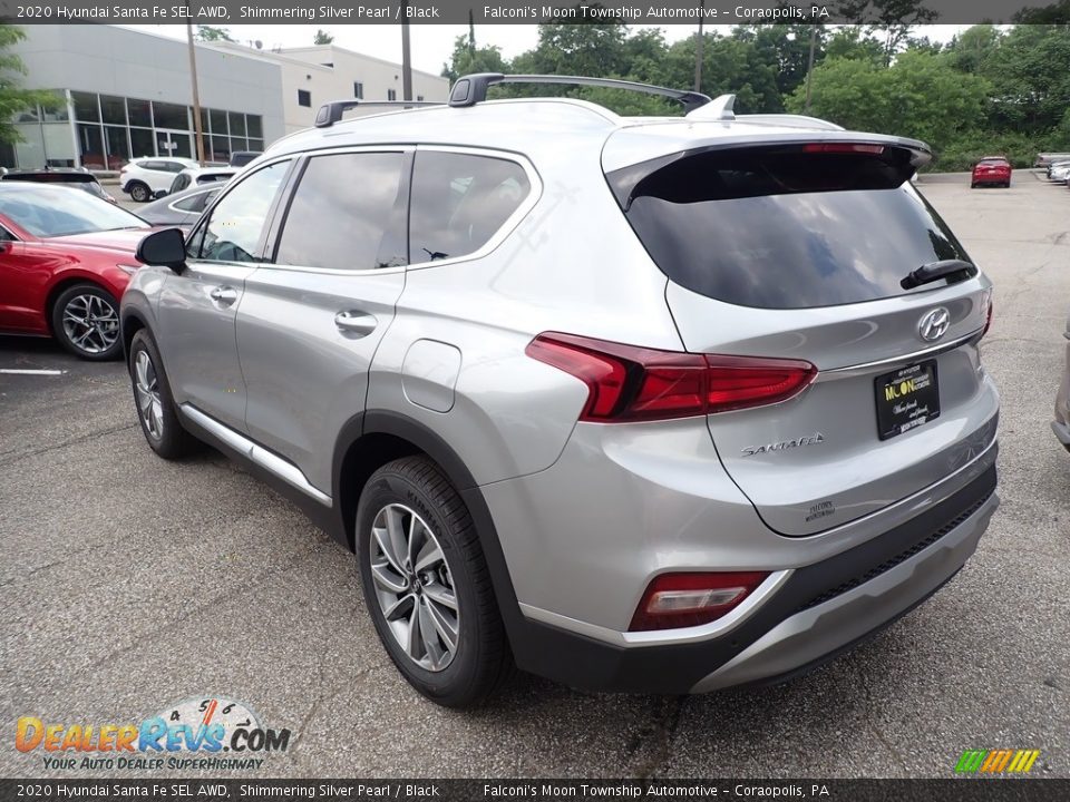 2020 Hyundai Santa Fe SEL AWD Shimmering Silver Pearl / Black Photo #6