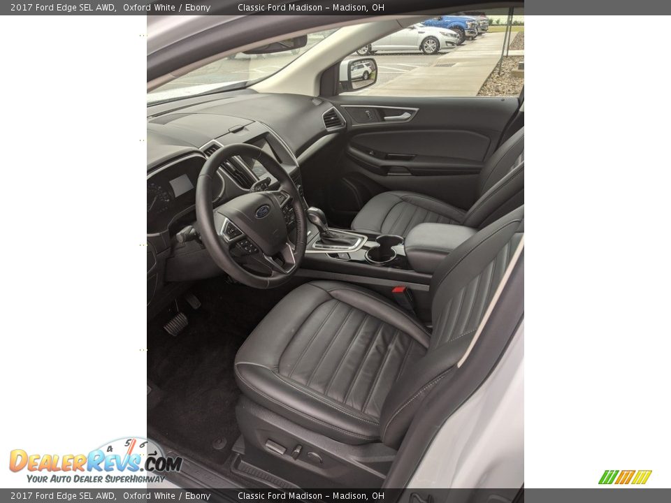 2017 Ford Edge SEL AWD Oxford White / Ebony Photo #7