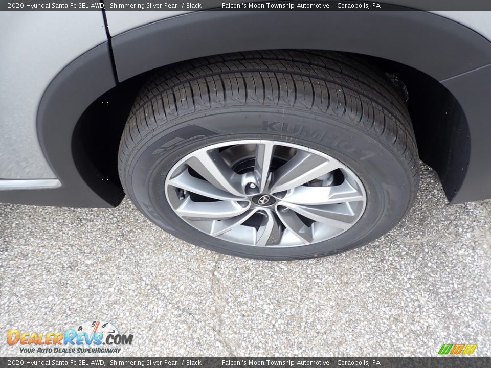 2020 Hyundai Santa Fe SEL AWD Shimmering Silver Pearl / Black Photo #7
