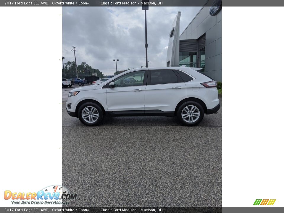 2017 Ford Edge SEL AWD Oxford White / Ebony Photo #10