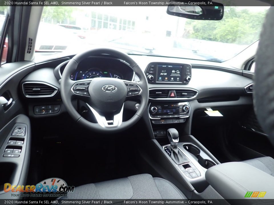 2020 Hyundai Santa Fe SEL AWD Shimmering Silver Pearl / Black Photo #9