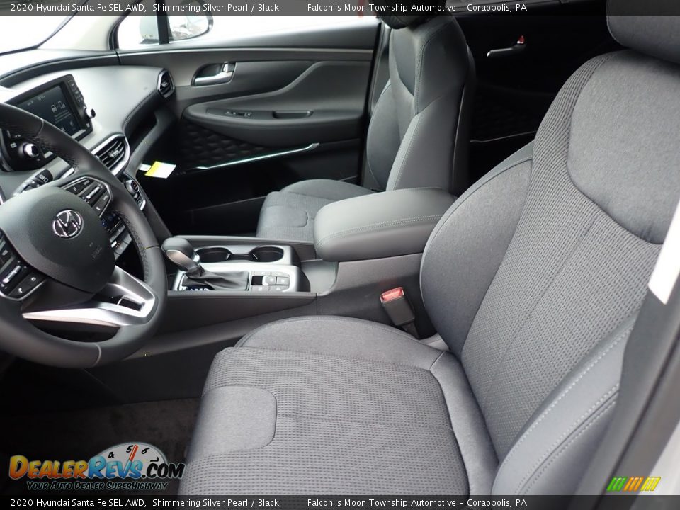 2020 Hyundai Santa Fe SEL AWD Shimmering Silver Pearl / Black Photo #10