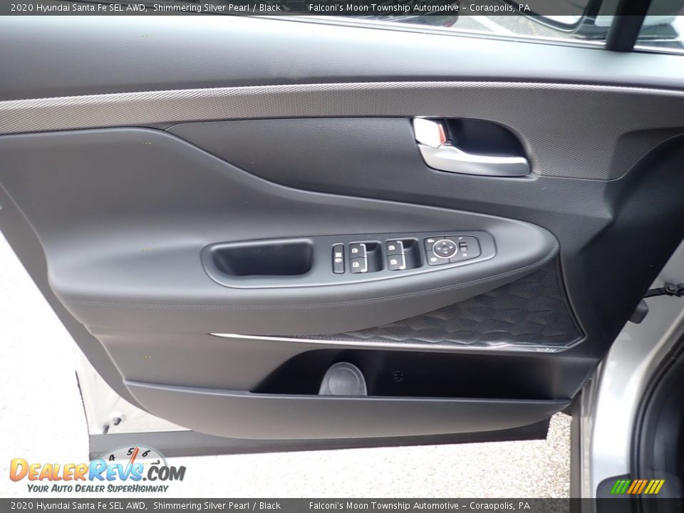 2020 Hyundai Santa Fe SEL AWD Shimmering Silver Pearl / Black Photo #11