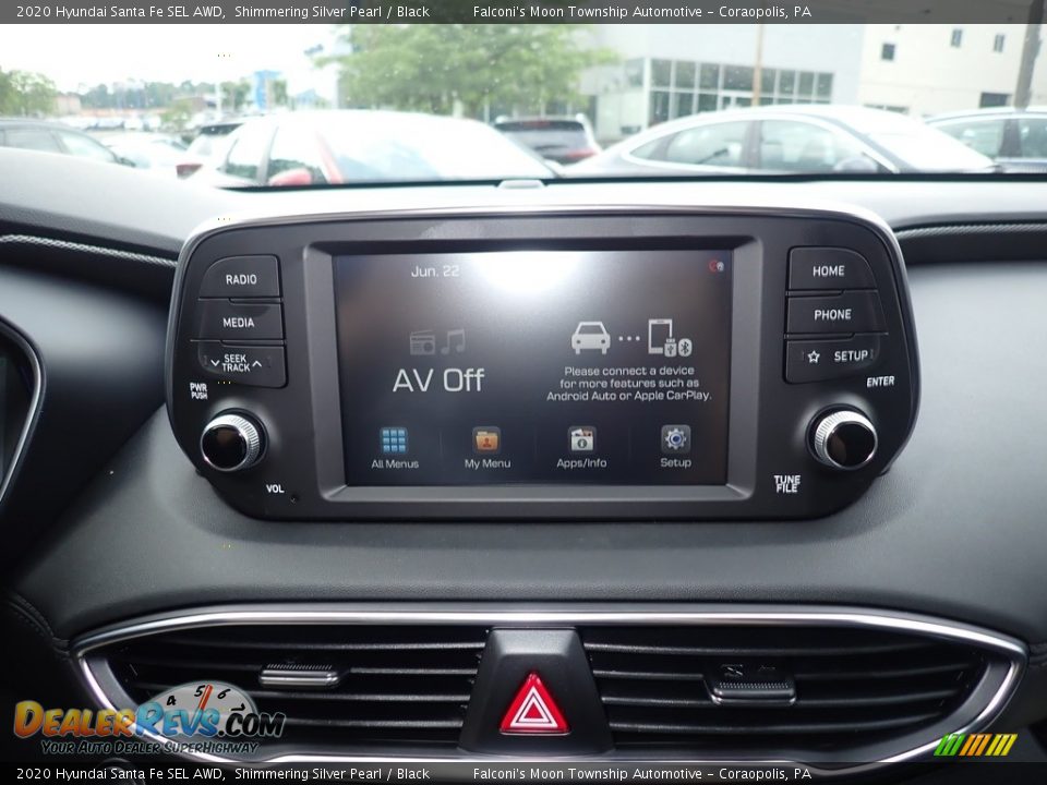 2020 Hyundai Santa Fe SEL AWD Shimmering Silver Pearl / Black Photo #13