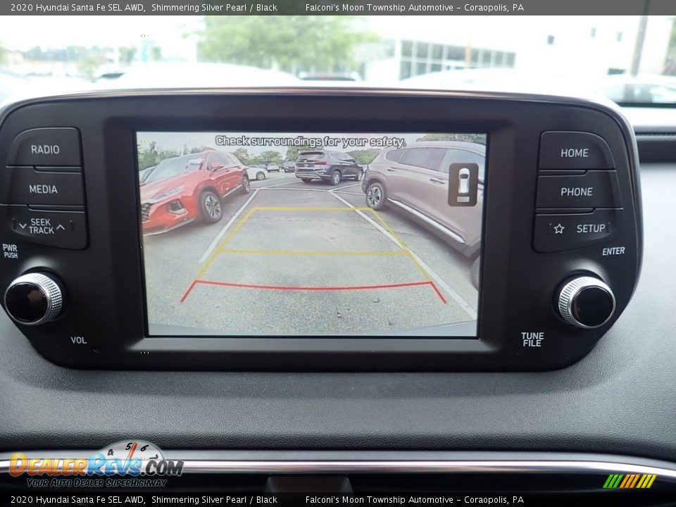 2020 Hyundai Santa Fe SEL AWD Shimmering Silver Pearl / Black Photo #14
