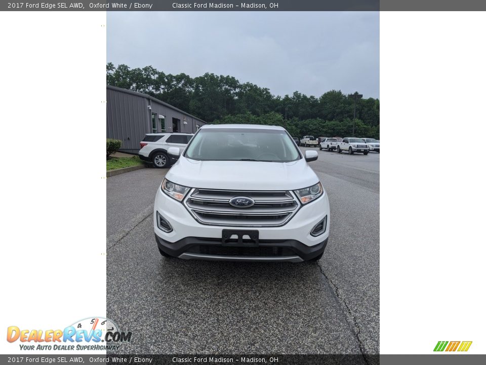 2017 Ford Edge SEL AWD Oxford White / Ebony Photo #16
