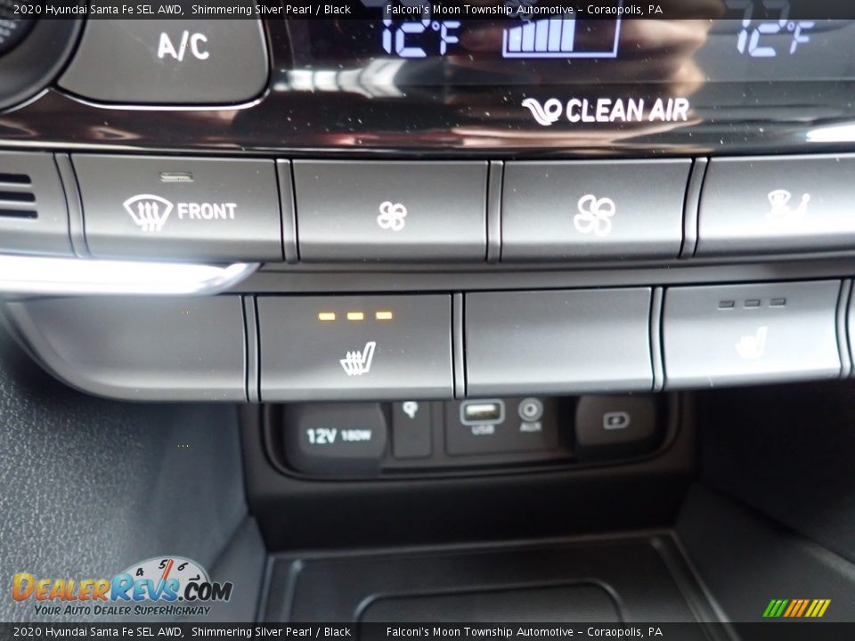 2020 Hyundai Santa Fe SEL AWD Shimmering Silver Pearl / Black Photo #15