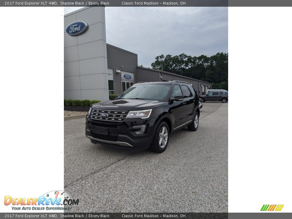 2017 Ford Explorer XLT 4WD Shadow Black / Ebony Black Photo #1