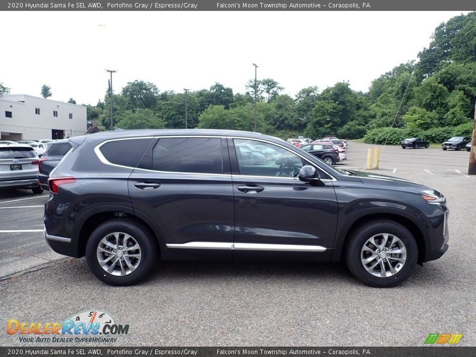 2020 Hyundai Santa Fe SEL AWD Portofino Gray / Espresso/Gray Photo #1
