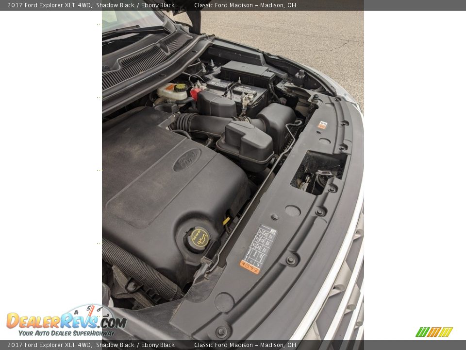 2017 Ford Explorer XLT 4WD Shadow Black / Ebony Black Photo #2