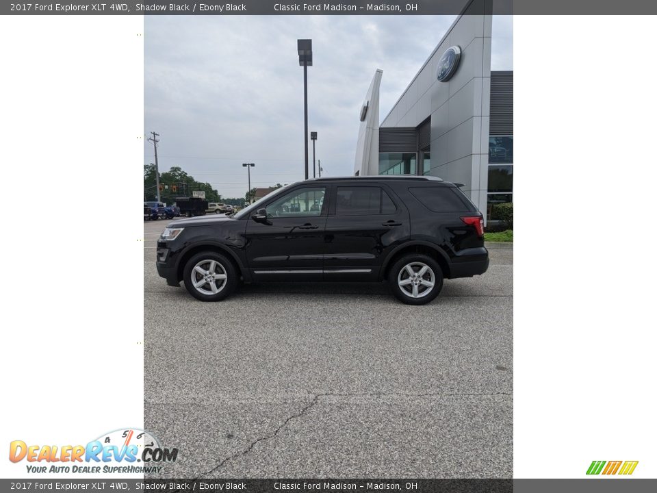 2017 Ford Explorer XLT 4WD Shadow Black / Ebony Black Photo #10