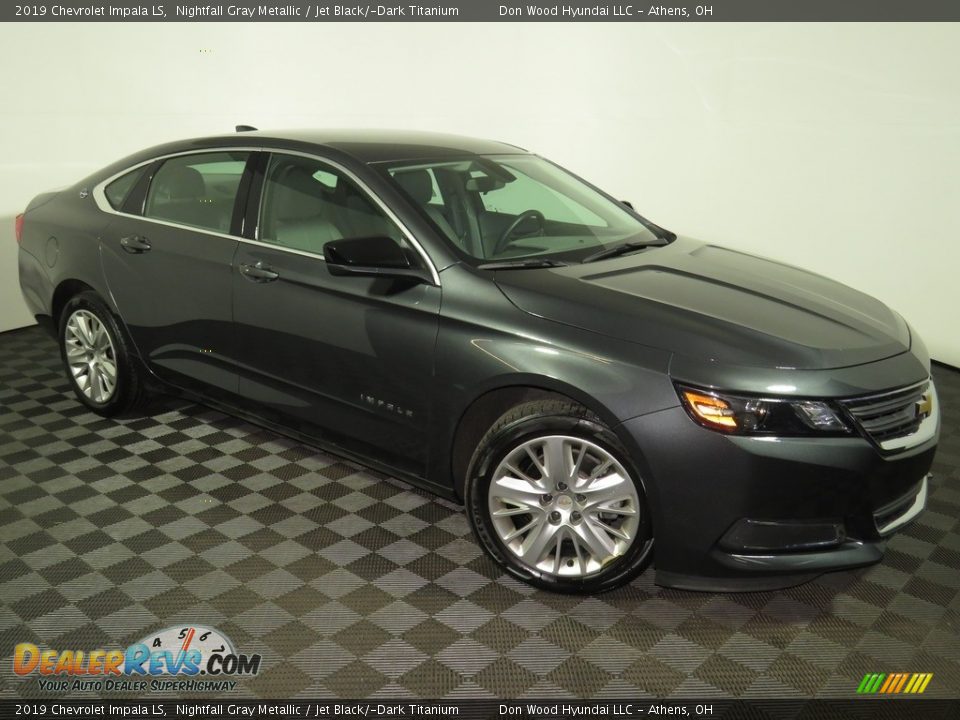 2019 Chevrolet Impala LS Nightfall Gray Metallic / Jet Black/­Dark Titanium Photo #2