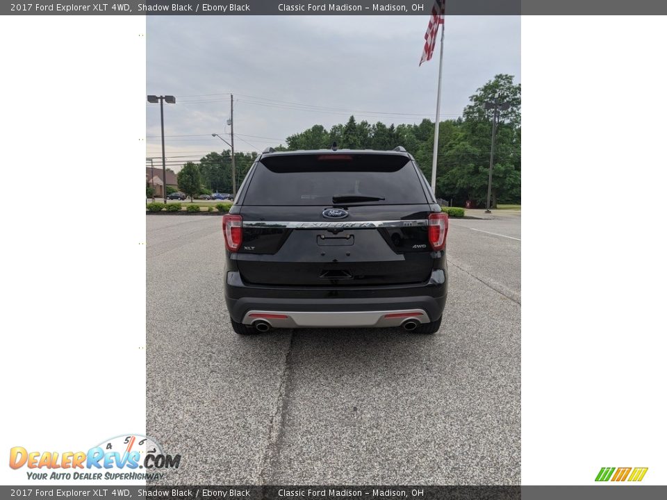 2017 Ford Explorer XLT 4WD Shadow Black / Ebony Black Photo #12
