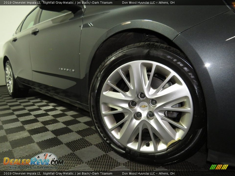 2019 Chevrolet Impala LS Nightfall Gray Metallic / Jet Black/­Dark Titanium Photo #3