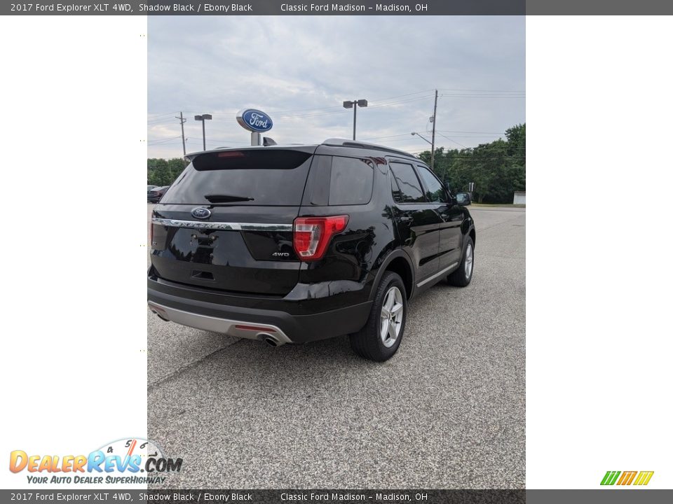 2017 Ford Explorer XLT 4WD Shadow Black / Ebony Black Photo #13