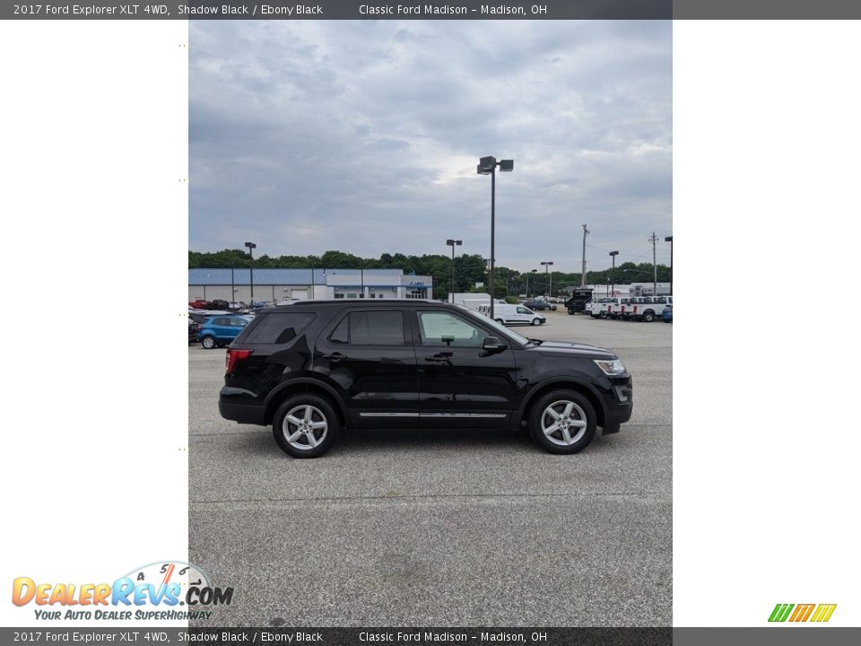 2017 Ford Explorer XLT 4WD Shadow Black / Ebony Black Photo #14