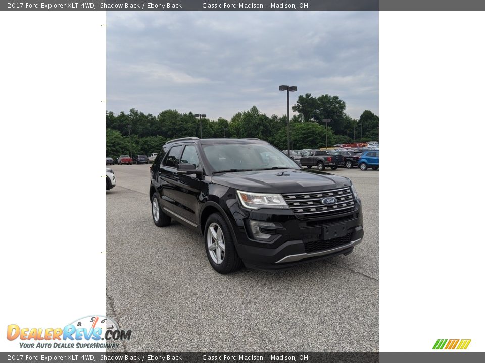 2017 Ford Explorer XLT 4WD Shadow Black / Ebony Black Photo #15