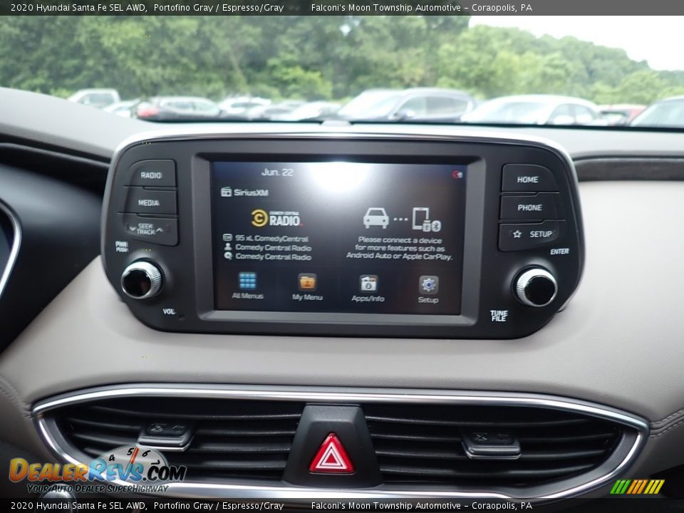 2020 Hyundai Santa Fe SEL AWD Portofino Gray / Espresso/Gray Photo #13
