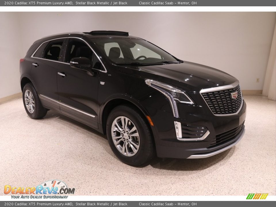 2020 Cadillac XT5 Premium Luxury AWD Stellar Black Metallic / Jet Black Photo #1