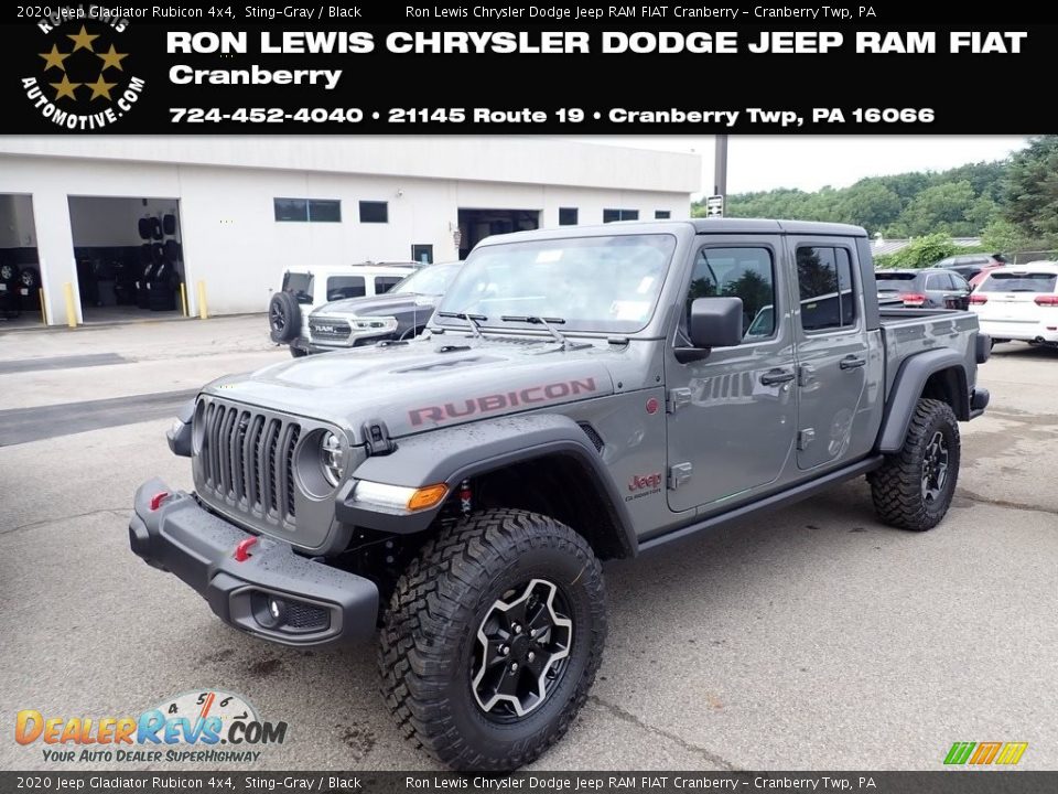 2020 Jeep Gladiator Rubicon 4x4 Sting-Gray / Black Photo #1