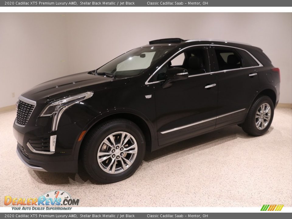 2020 Cadillac XT5 Premium Luxury AWD Stellar Black Metallic / Jet Black Photo #3