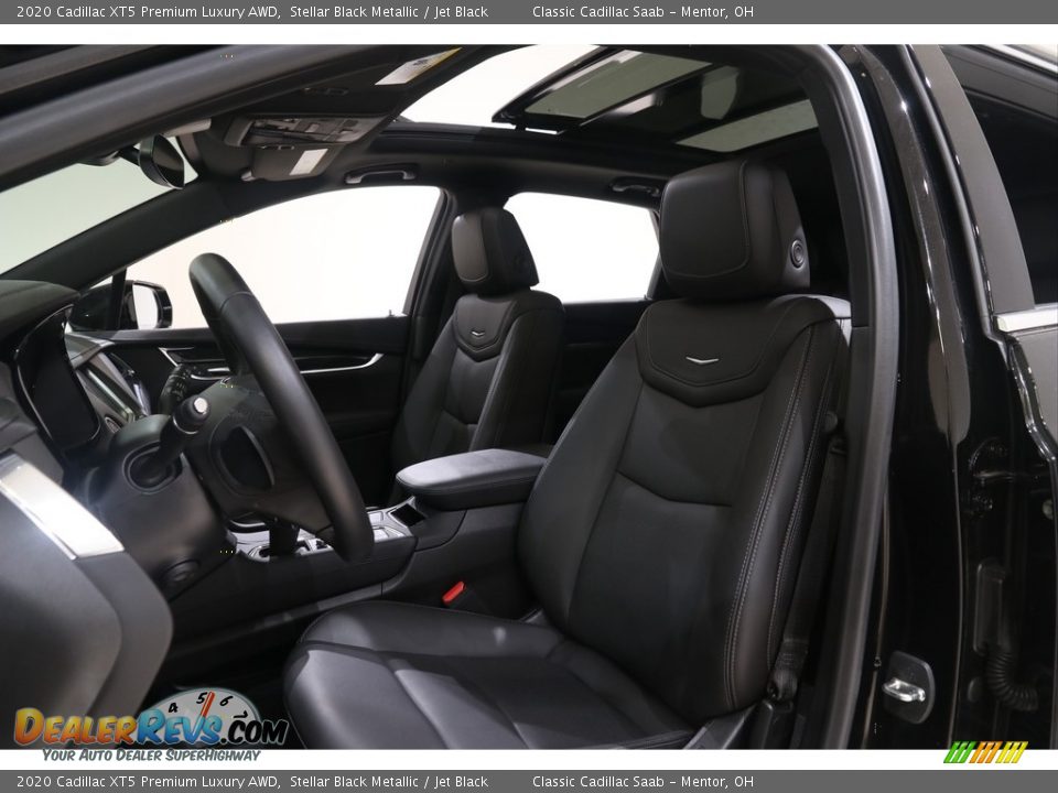 2020 Cadillac XT5 Premium Luxury AWD Stellar Black Metallic / Jet Black Photo #5