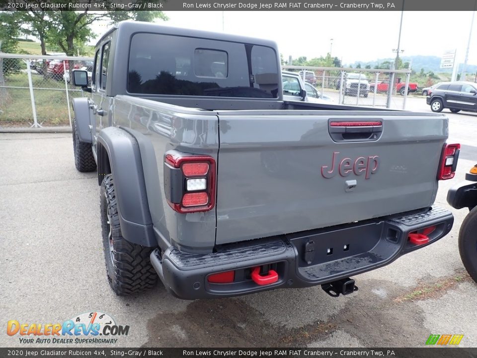 2020 Jeep Gladiator Rubicon 4x4 Sting-Gray / Black Photo #4