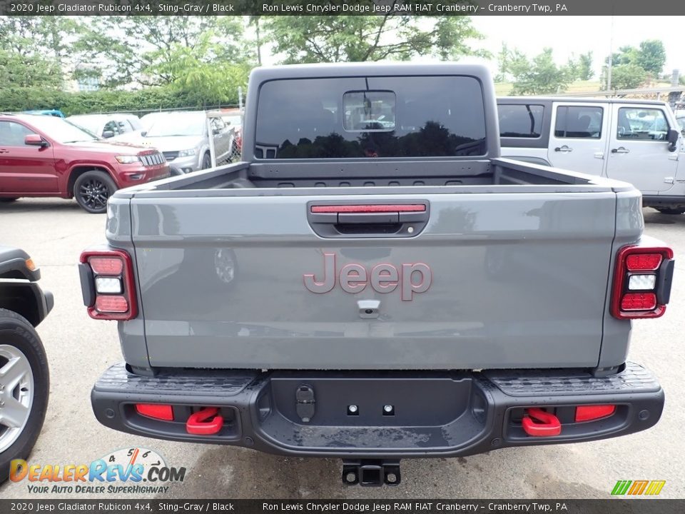 2020 Jeep Gladiator Rubicon 4x4 Sting-Gray / Black Photo #5