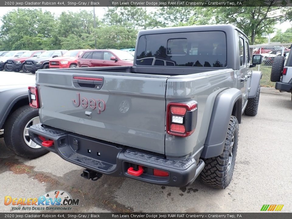 2020 Jeep Gladiator Rubicon 4x4 Sting-Gray / Black Photo #6