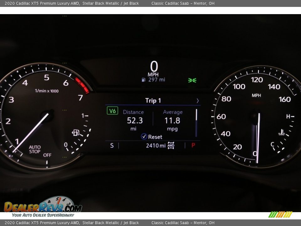 2020 Cadillac XT5 Premium Luxury AWD Stellar Black Metallic / Jet Black Photo #8