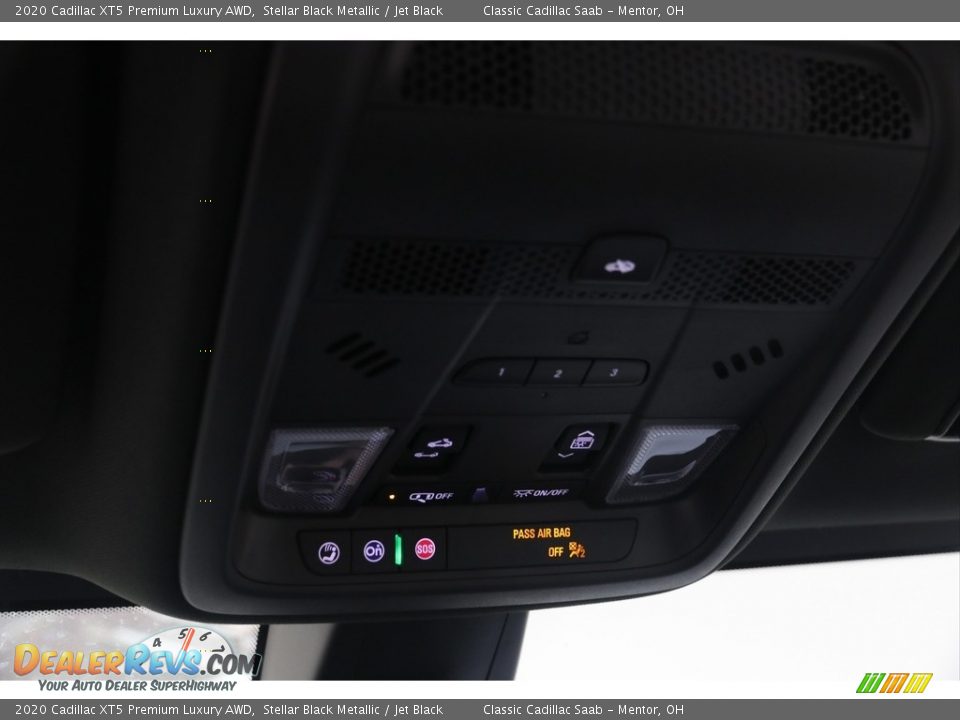 2020 Cadillac XT5 Premium Luxury AWD Stellar Black Metallic / Jet Black Photo #9