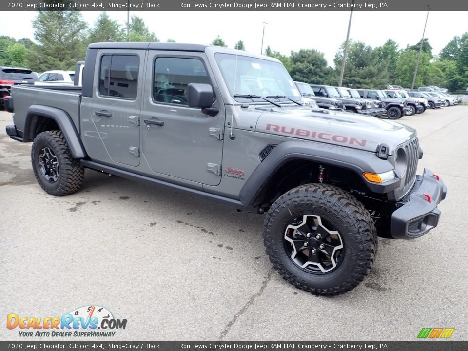 Front 3/4 View of 2020 Jeep Gladiator Rubicon 4x4 Photo #8
