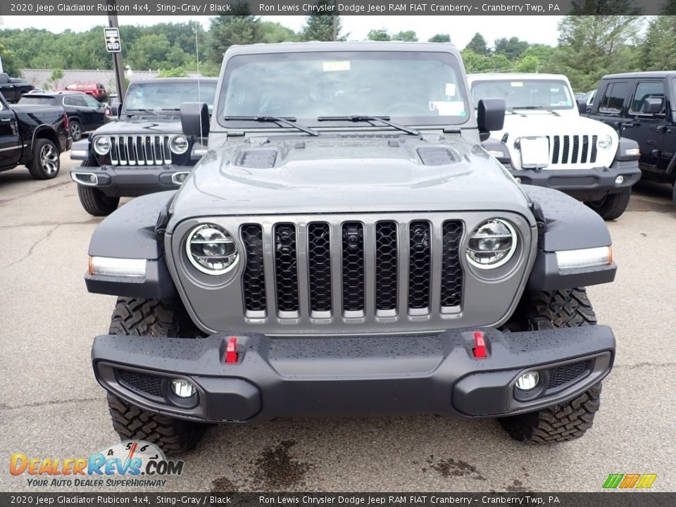 2020 Jeep Gladiator Rubicon 4x4 Sting-Gray / Black Photo #9