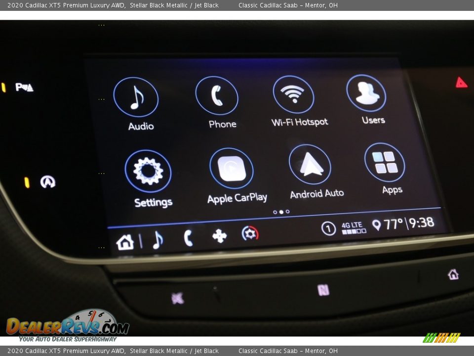 2020 Cadillac XT5 Premium Luxury AWD Stellar Black Metallic / Jet Black Photo #12