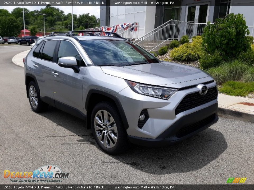 2020 Toyota RAV4 XLE Premium AWD Silver Sky Metallic / Black Photo #29