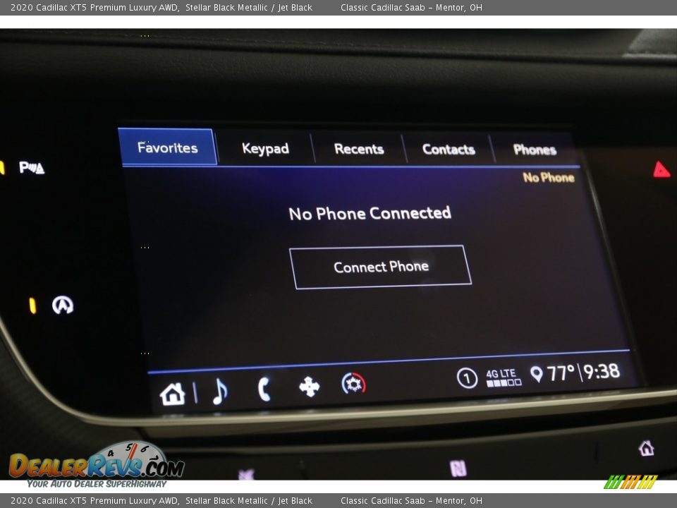 2020 Cadillac XT5 Premium Luxury AWD Stellar Black Metallic / Jet Black Photo #14