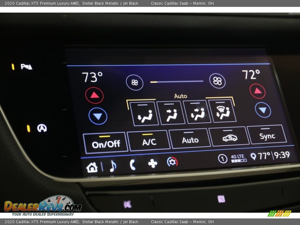 2020 Cadillac XT5 Premium Luxury AWD Stellar Black Metallic / Jet Black Photo #16