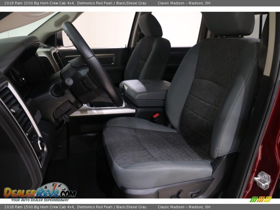 2018 Ram 1500 Big Horn Crew Cab 4x4 Delmonico Red Pearl / Black/Diesel Gray Photo #5