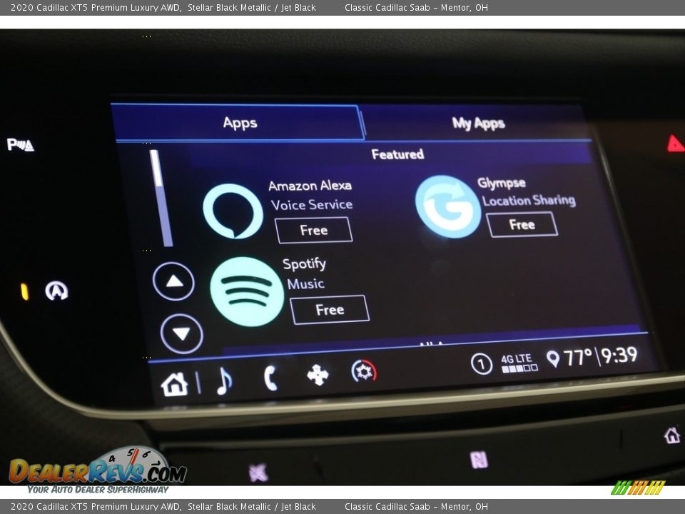 2020 Cadillac XT5 Premium Luxury AWD Stellar Black Metallic / Jet Black Photo #17