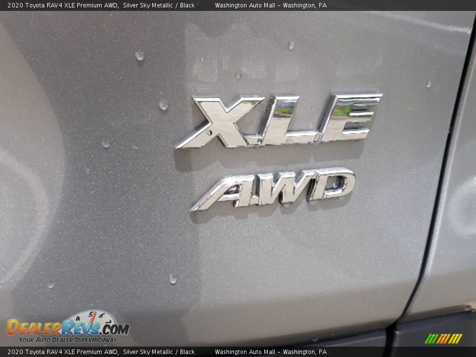2020 Toyota RAV4 XLE Premium AWD Silver Sky Metallic / Black Photo #34