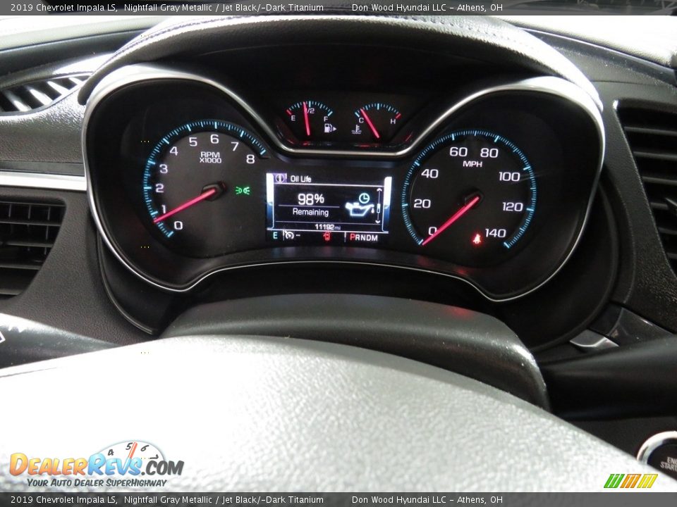 2019 Chevrolet Impala LS Nightfall Gray Metallic / Jet Black/­Dark Titanium Photo #27