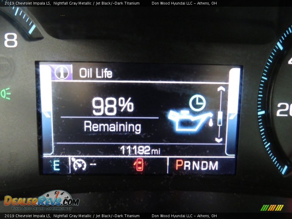 2019 Chevrolet Impala LS Nightfall Gray Metallic / Jet Black/­Dark Titanium Photo #28