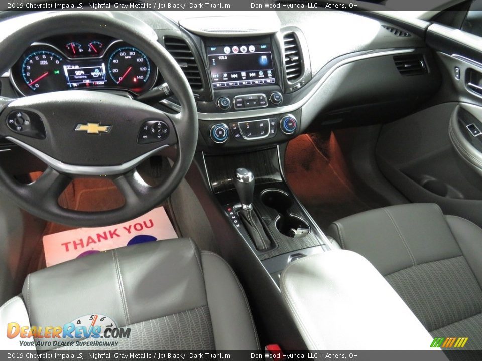 2019 Chevrolet Impala LS Nightfall Gray Metallic / Jet Black/­Dark Titanium Photo #30