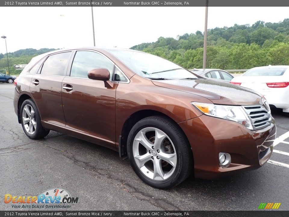2012 Toyota Venza Limited AWD Sunset Bronze Mica / Ivory Photo #4
