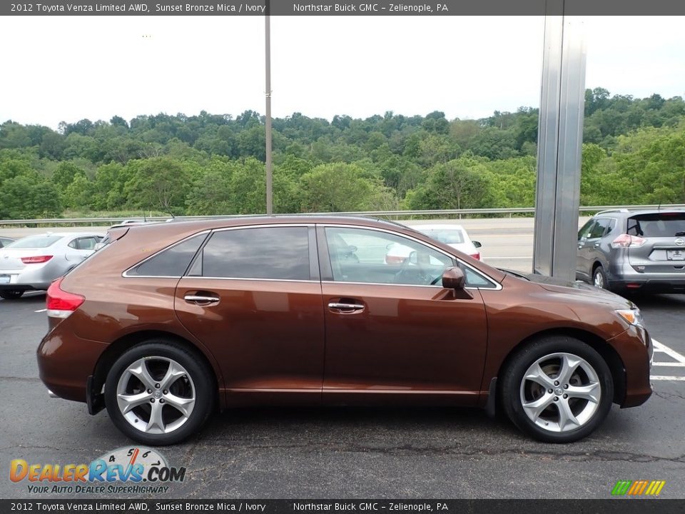 2012 Toyota Venza Limited AWD Sunset Bronze Mica / Ivory Photo #5