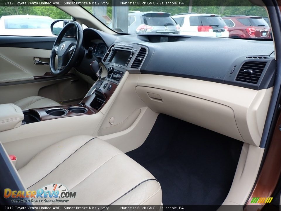 2012 Toyota Venza Limited AWD Sunset Bronze Mica / Ivory Photo #6