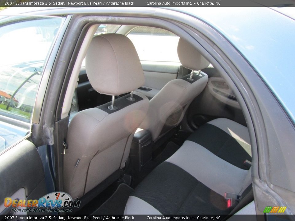 2007 Subaru Impreza 2.5i Sedan Newport Blue Pearl / Anthracite Black Photo #19
