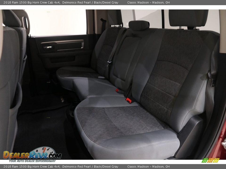 2018 Ram 1500 Big Horn Crew Cab 4x4 Delmonico Red Pearl / Black/Diesel Gray Photo #22