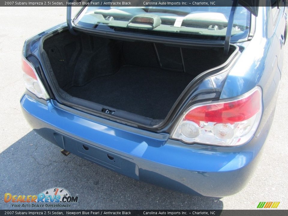 2007 Subaru Impreza 2.5i Sedan Newport Blue Pearl / Anthracite Black Photo #20